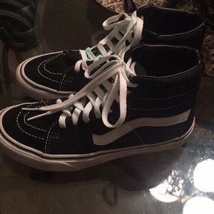 Black high top vans